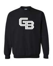 Load image into Gallery viewer, Wisconsin-Green Bay GB Crewneck Sweatshirt - Black
