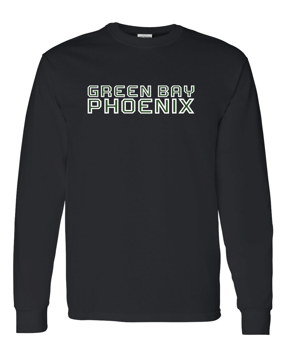 Wisconsin-Green Bay Phoenix Long Sleeve T-Shirt - Black