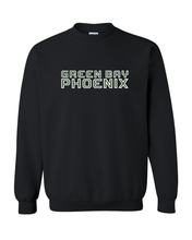 Load image into Gallery viewer, Wisconsin-Green Bay Phoenix Crewneck Sweatshirt - Black
