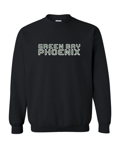 Wisconsin-Green Bay Phoenix Crewneck Sweatshirt - Black