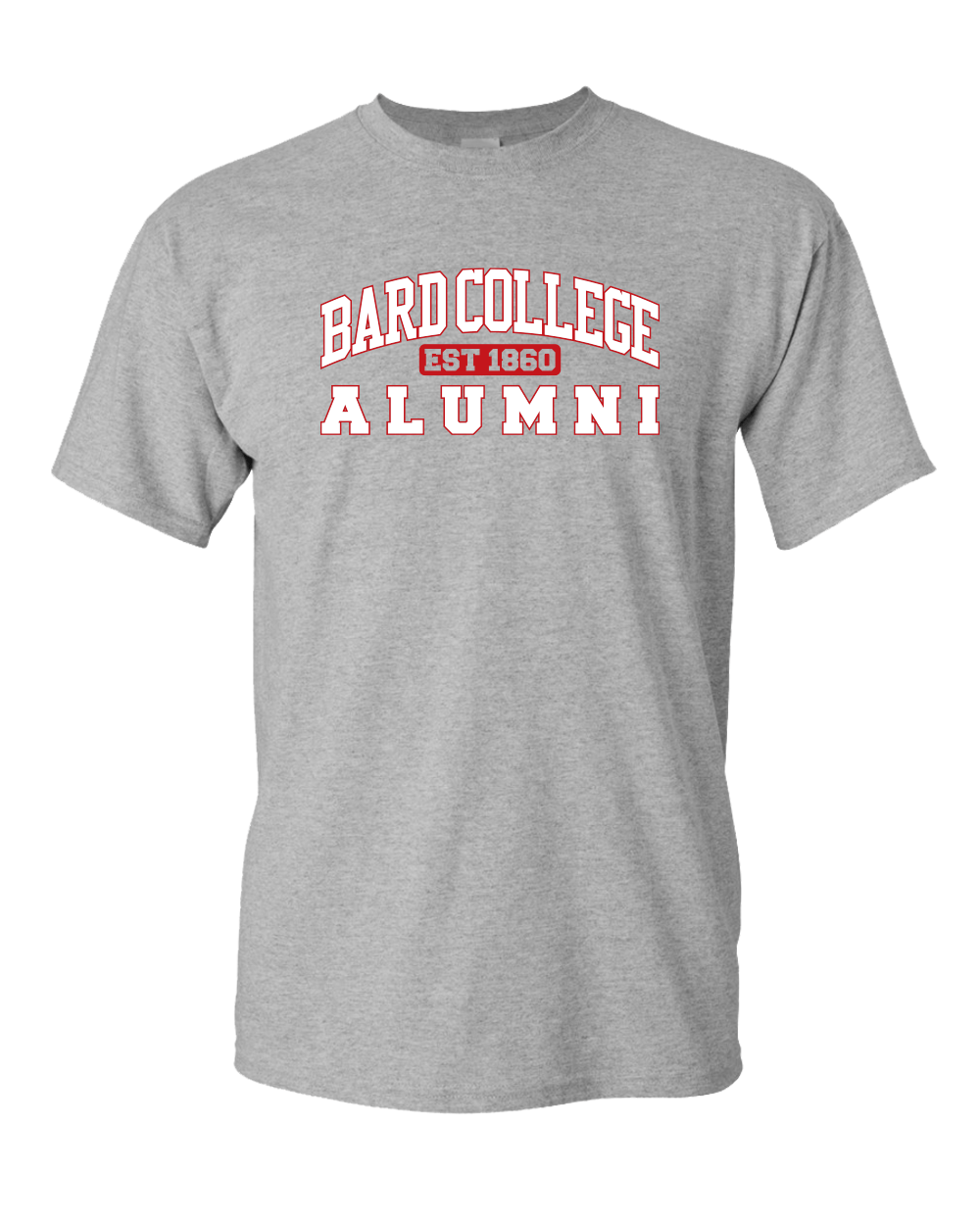 Bard College Alumni Text T-Shirt - Sport Grey