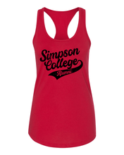 Load image into Gallery viewer, Simpson College Alumni Ladies Tank Top - Red
