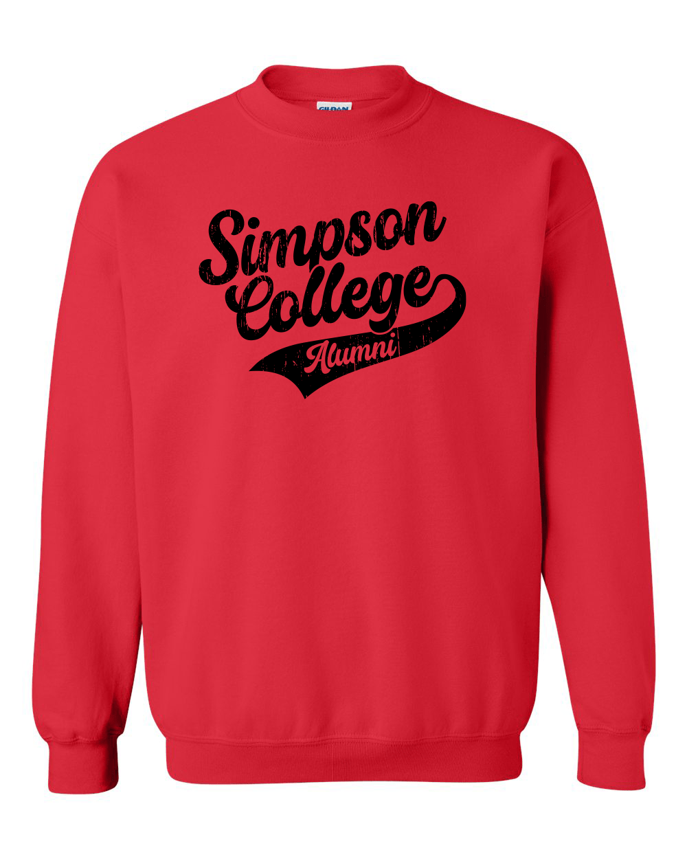 Simpson College Alumni Crewneck Sweatshirt - Red