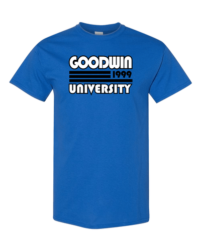 Retro Goodwin University T-Shirt - Royal