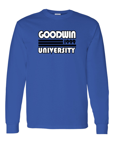 Retro Goodwin University Long Sleeve T-Shirt - Royal