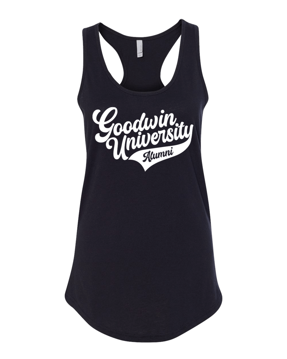 Goodwin University Alumni Ladies Tank Top - Black