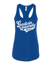 Load image into Gallery viewer, Goodwin University Alumni Ladies Tank Top - Royal
