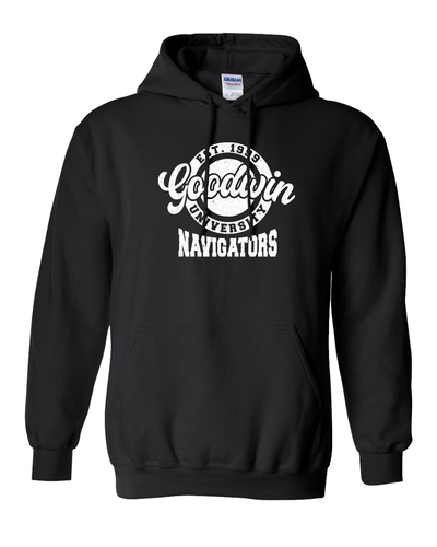 Goodwin University Navigators Hooded Sweatshirt - Black