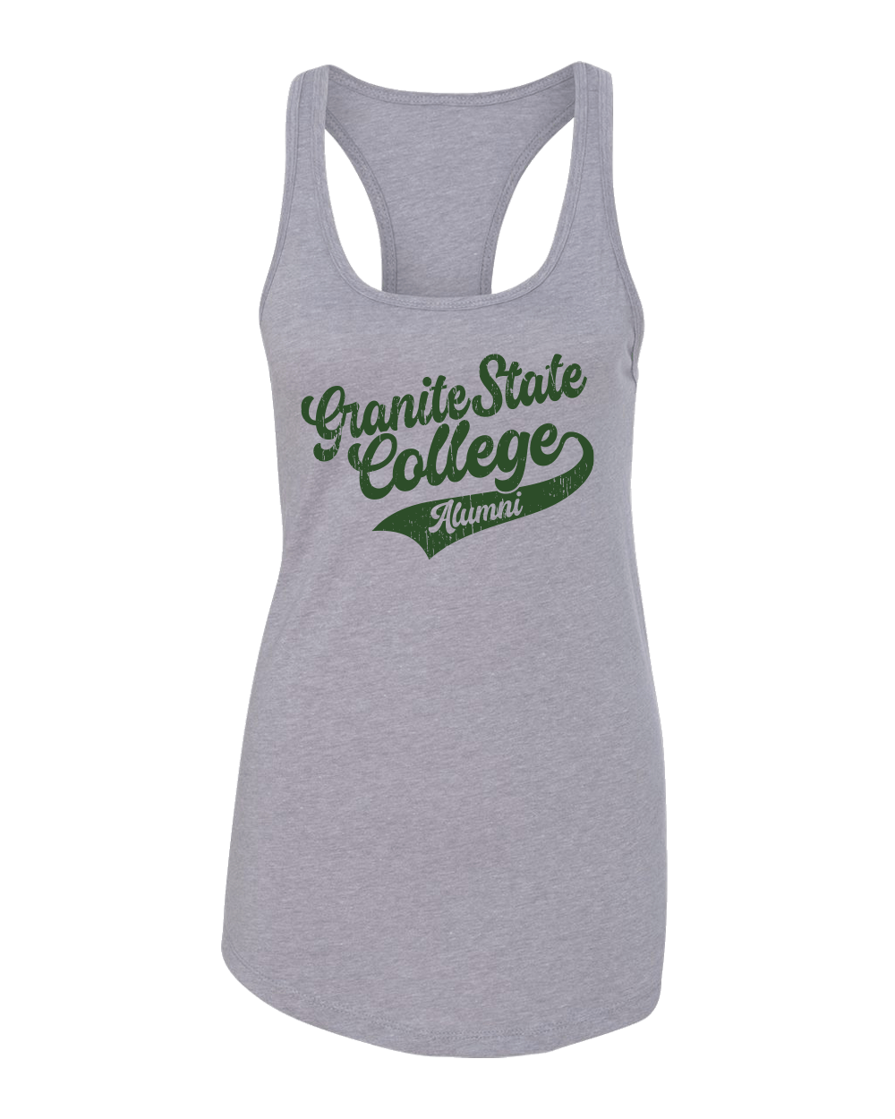 Granite State College Alumni Ladies Tank Top - Heather Grey