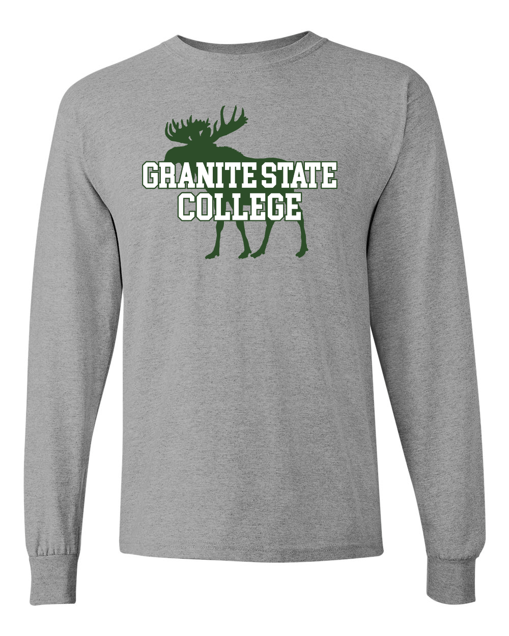 Granite State College Long Sleeve T-Shirt - Sport Grey