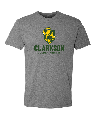 Clarkson University Golden Knights Logo Exclusive Soft Shirt - Dark Heather Gray