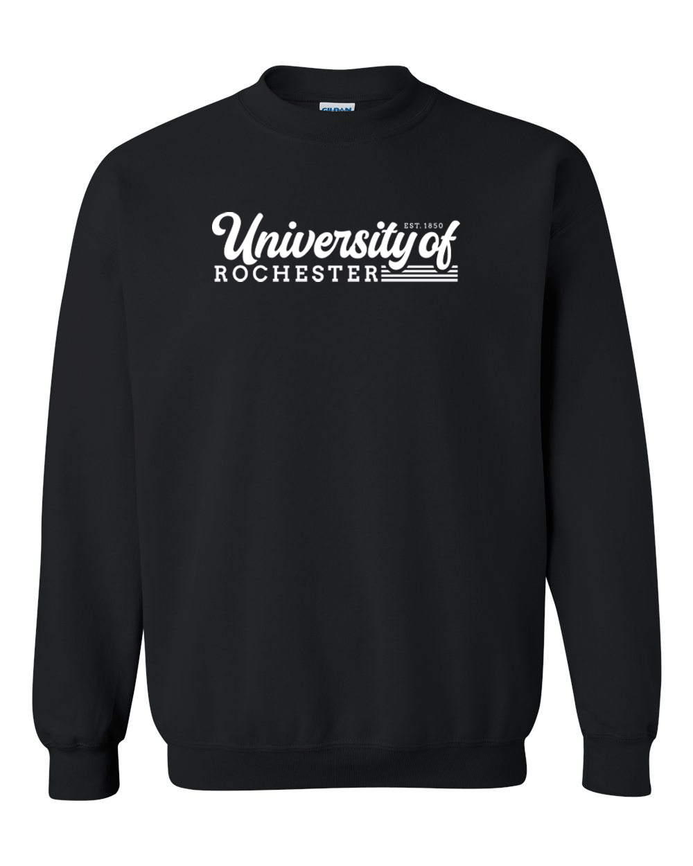 Vintage University of Rochester Crewneck Sweatshirt - Black