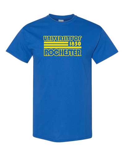 Retro University of Rochester T-Shirt - Royal