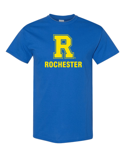 University of Rochester Block R Logo T-Shirt - Royal