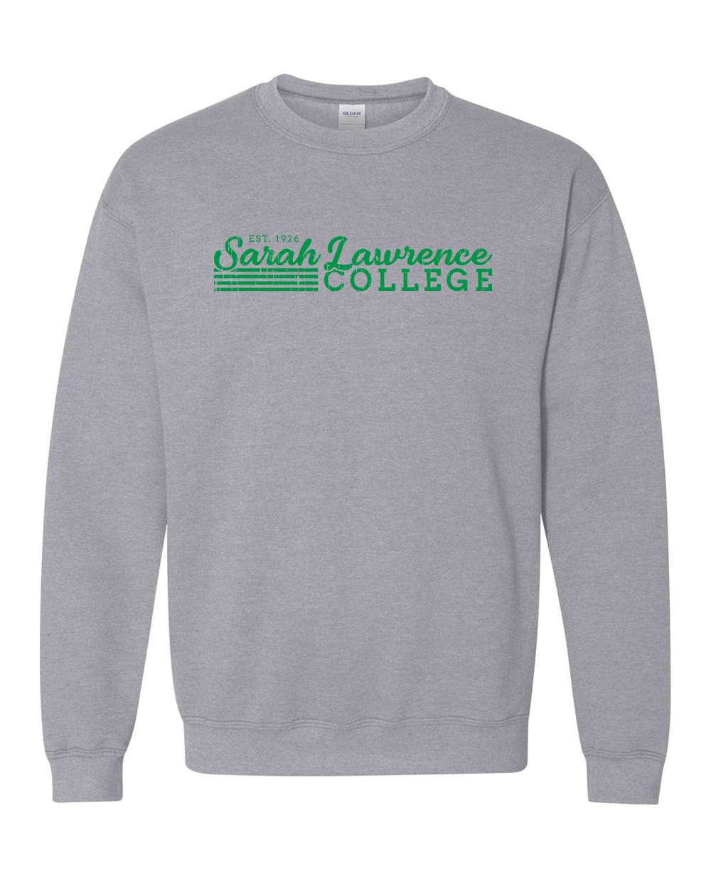 Vintage Sarah Lawrence College Crewneck Sweatshirt - Sport Grey
