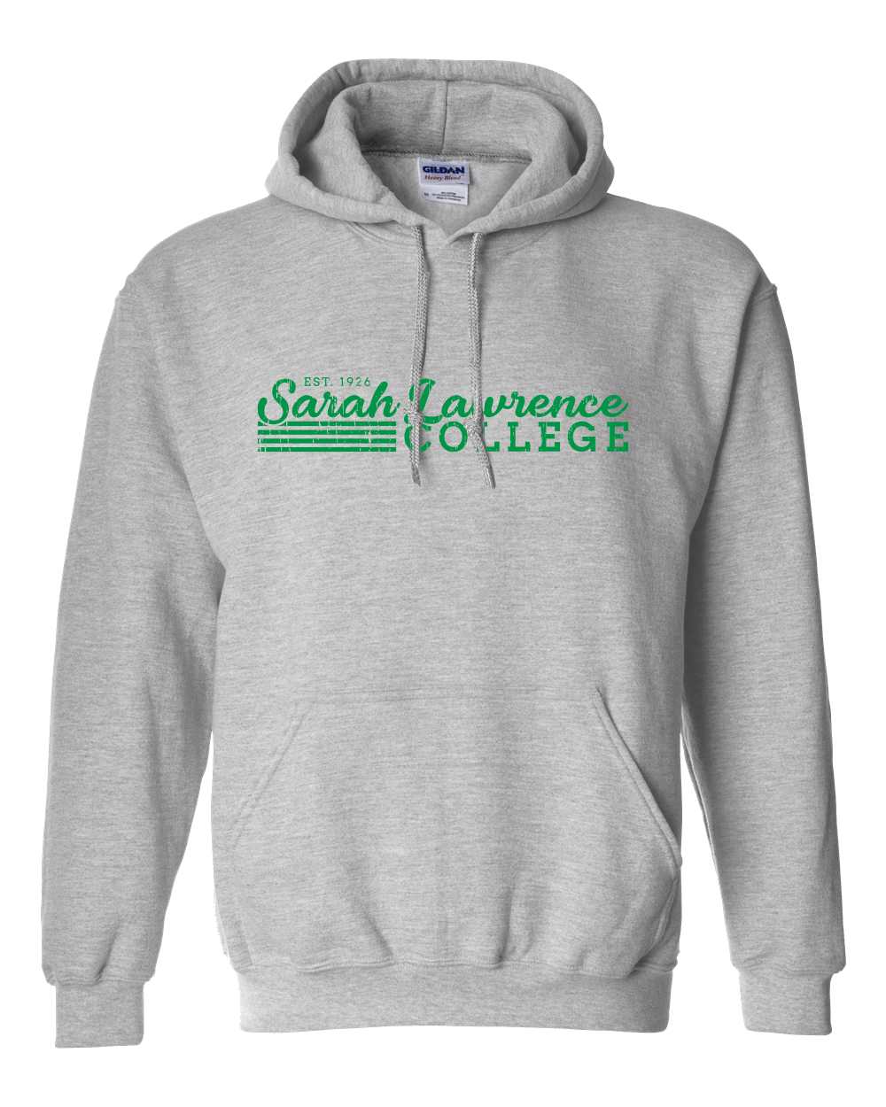 Vintage Sarah Lawrence College Hooded Sweatshirt - Sport Grey