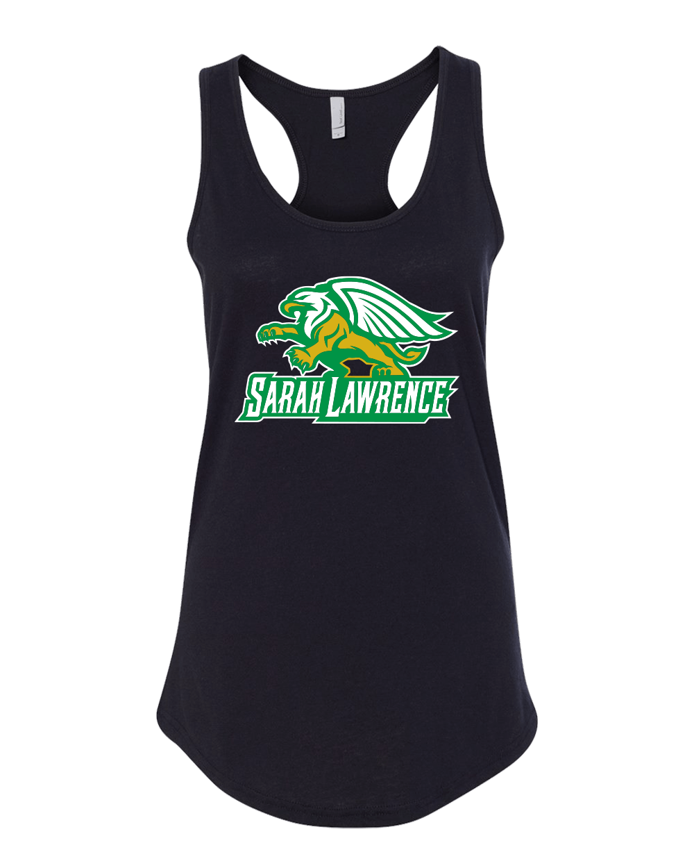 Sarah Lawrence College Mascot Logo Ladies Tank Top - Black