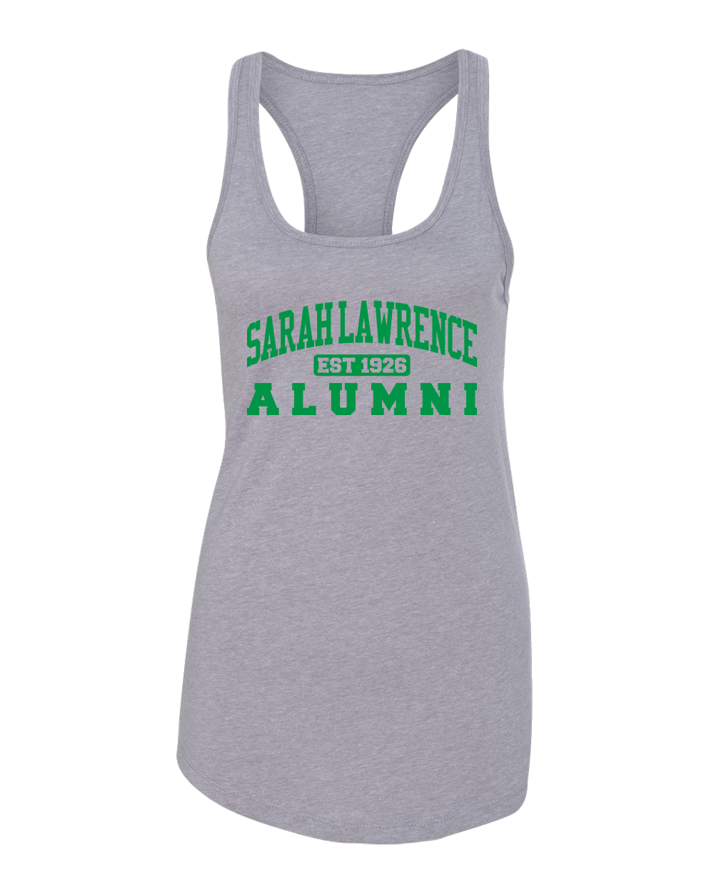 Sarah Lawrence College Alumni Ladies Tank Top - Heather Grey