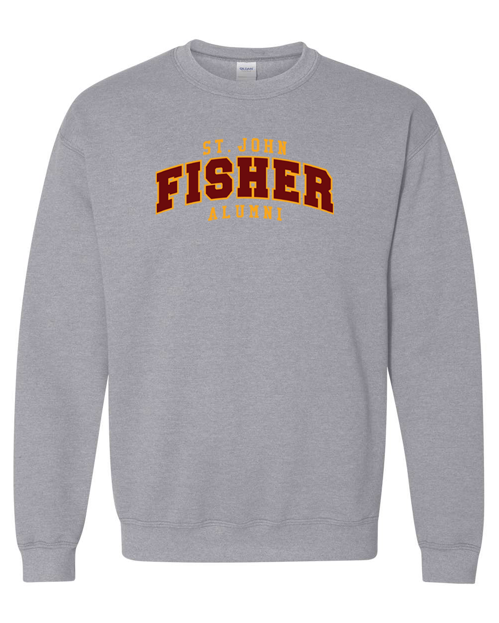 Saint John Fisher College Alumni Crewneck Sweatshirt - Sport Grey