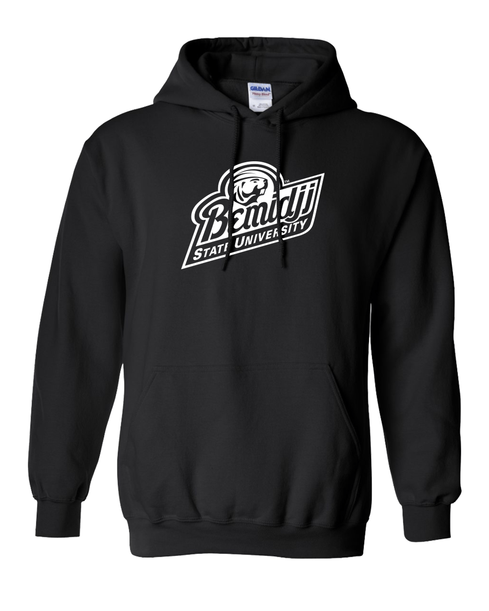 Bemidji State U University Hooded Sweatshirt - Black