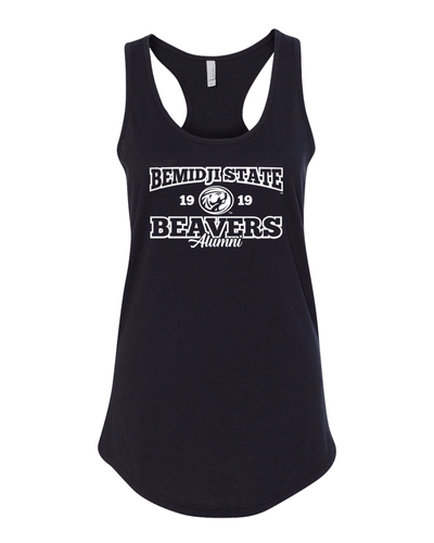 Bemidji State U Alumni Ladies Tank Top - Black