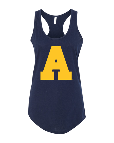 Allegheny College A Ladies Tank Top - Midnight Navy