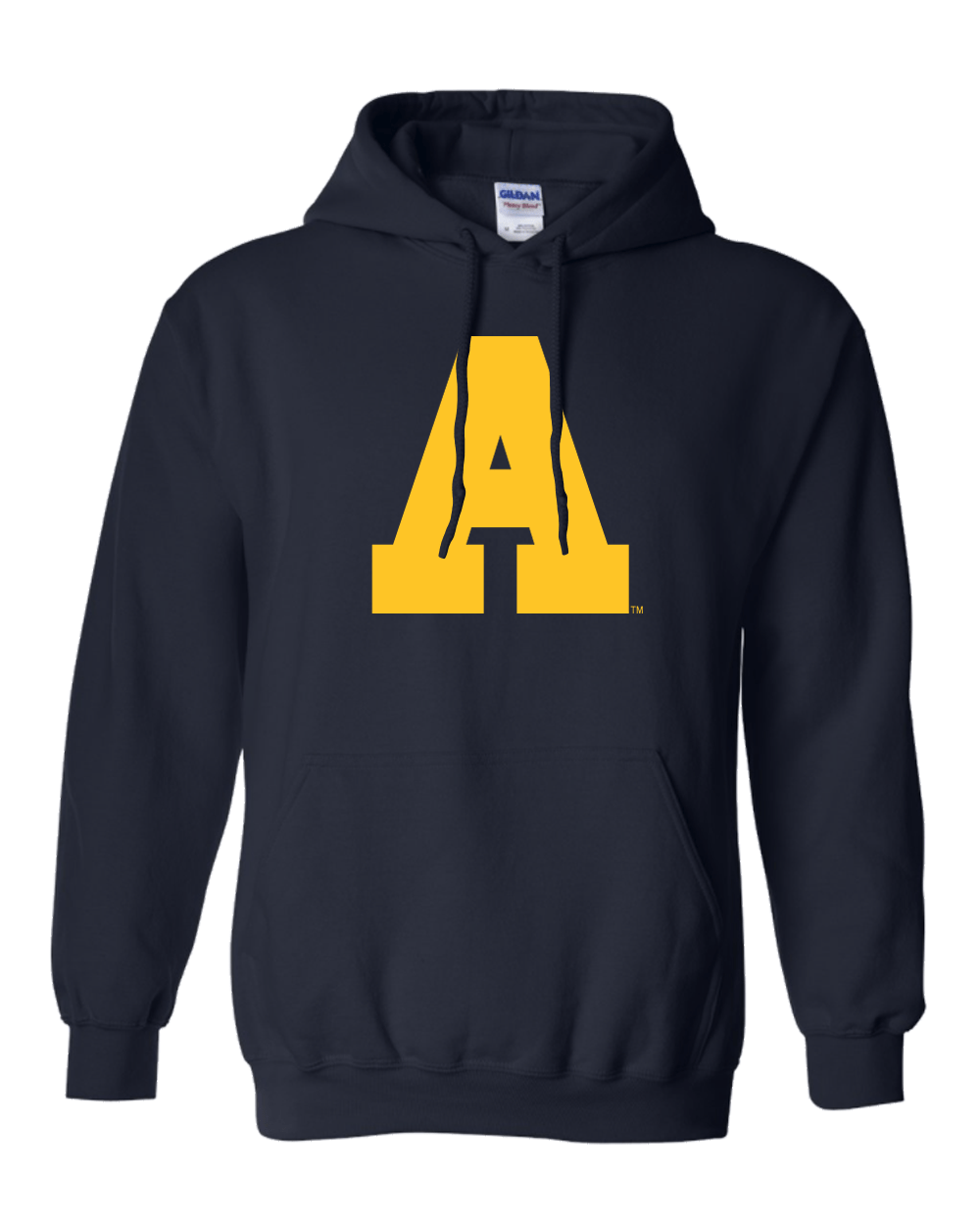 Allegheny College A Hooded Sweatshirt - Navy