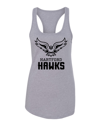 University of Hartford Hawks Ladies Tank Top - Heather Grey