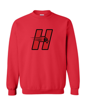 Load image into Gallery viewer, University of Hartford H Crewneck Sweatshirt - Red
