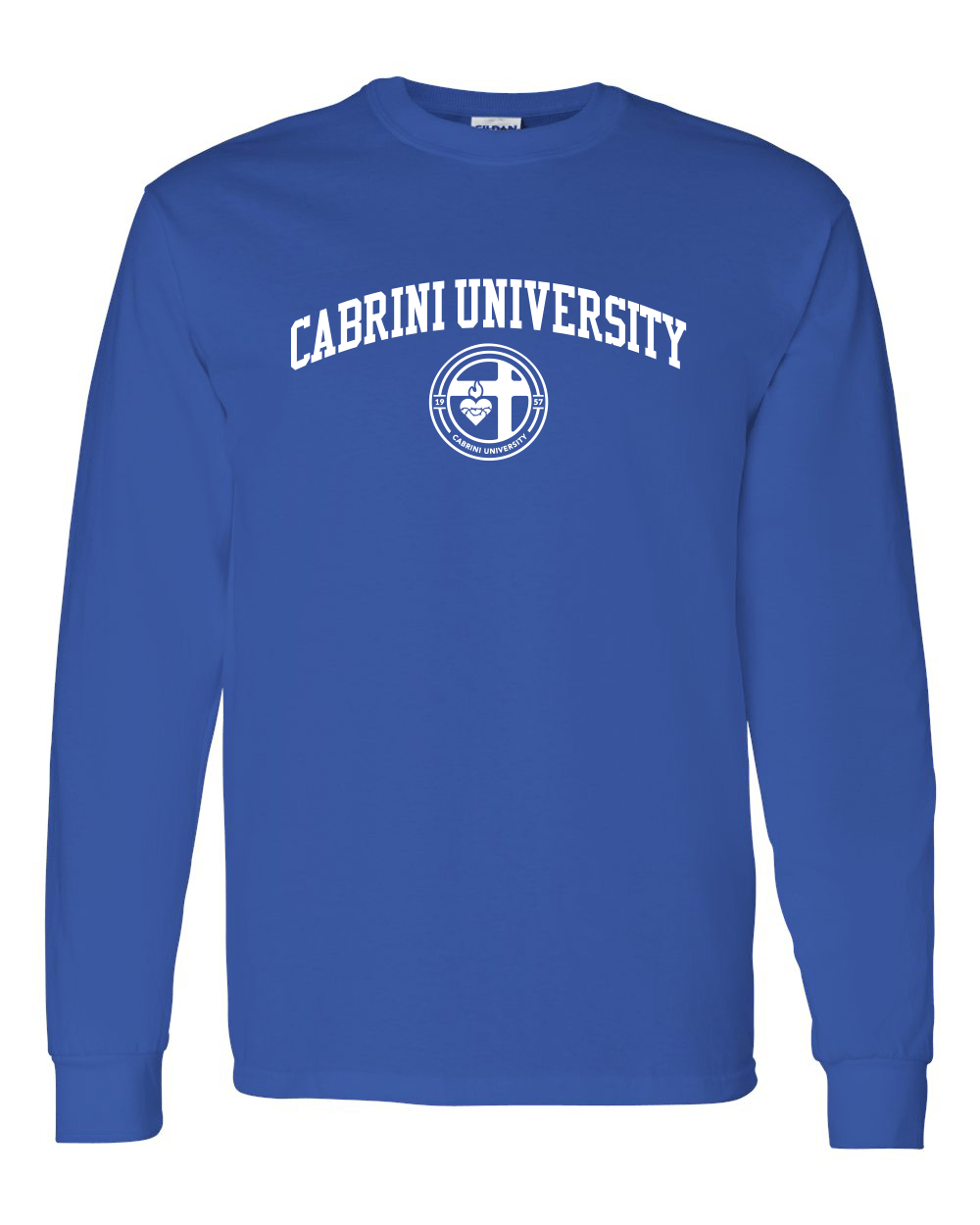 Cabrini University Arched Long Sleeve Shirt - Royal