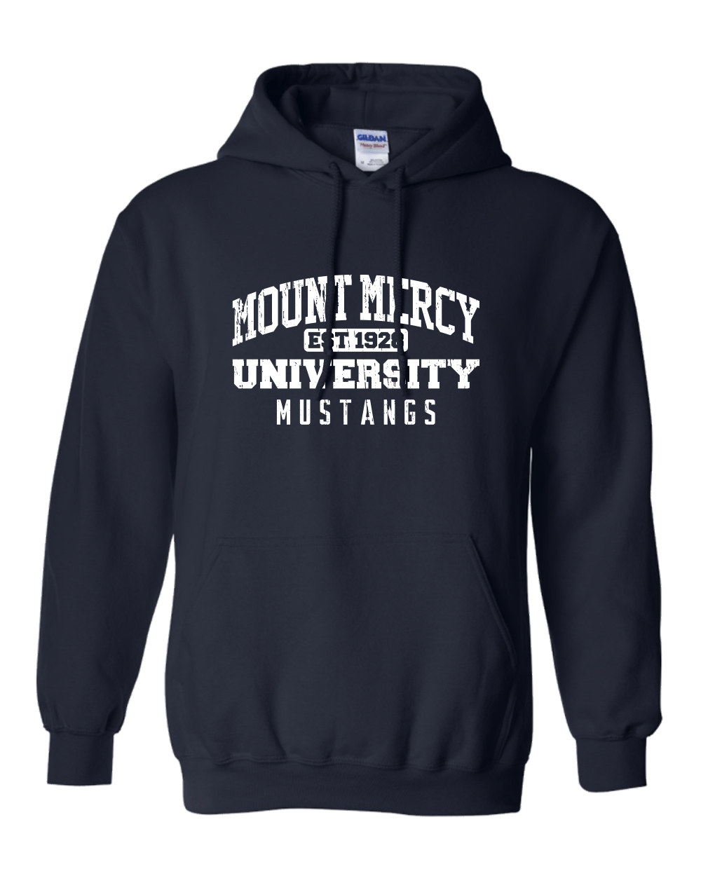 Mount Mercy Student Hooded Sweatshirt - Navy