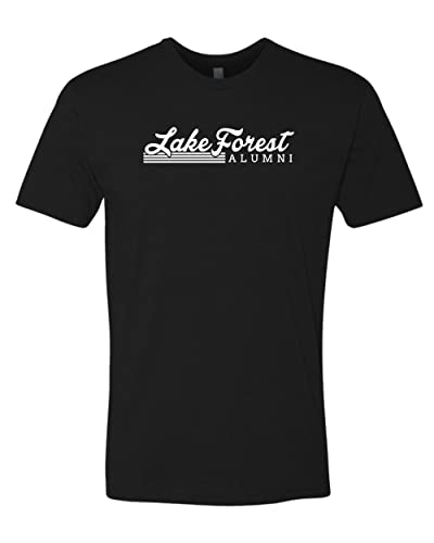 Vintage Lake Forest Alumni Soft Exclusive T-Shirt - Black