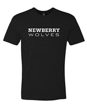 Load image into Gallery viewer, Newberry College Text Soft Exclusive T-Shirt - Black
