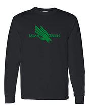 Load image into Gallery viewer, University of North Texas Mean Green Long Sleeve T-Shirt - Black
