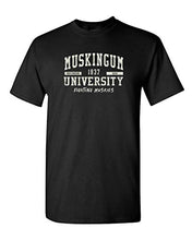 Load image into Gallery viewer, Muskingum University Fighting Muskies T-Shirt - Black
