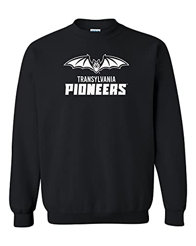 Transylvania Pioneers Full Logo One Color Crewneck Sweatshirt - Black