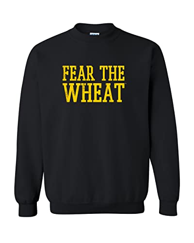 Wichita State Fear The Wheat Crewneck Sweatshirt - Black