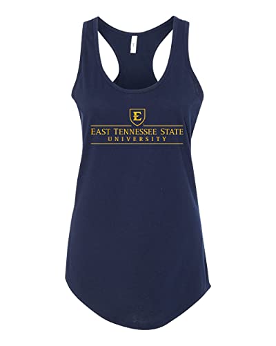 East Tennessee State University Ladies Tank Top - Midnight Navy
