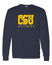 Load image into Gallery viewer, Coppin State University CSU Alumni Long Sleeve T-Shirt - Navy
