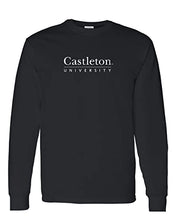 Load image into Gallery viewer, Castleton University Long Sleeve Shirt - Black
