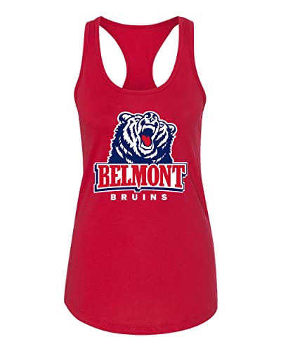 Belmont University Ladies Tank Top - Red