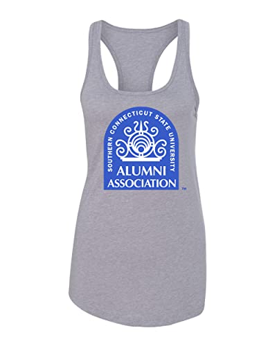 Southern Connecticut Alumni Ladies Tank Top - Heather Grey