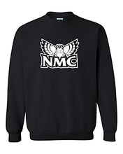 Load image into Gallery viewer, Northwestern Michigan Hawk Owls Crewneck Sweatshirt - Black
