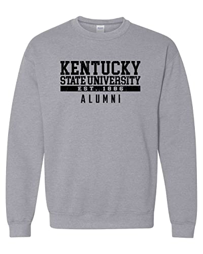 Kentucky State University Alumnit Crewneck Sweatshirt - Sport Grey