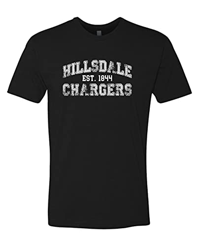 Hillsdale College Vintage Est 1844 Soft Exclusive T-Shirt - Black