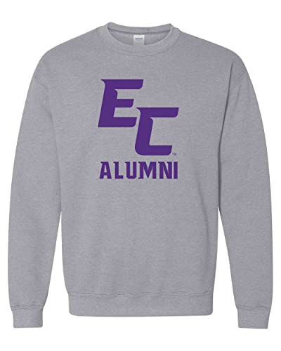 Elmira College EC Alumni Crewneck Sweatshirt - Sport Grey