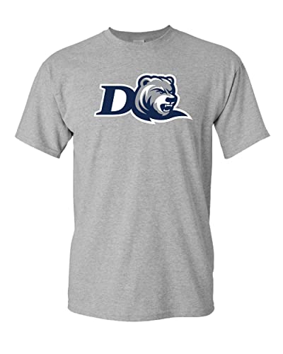 Drew University Primary Logo T-Shirt - Sport Grey