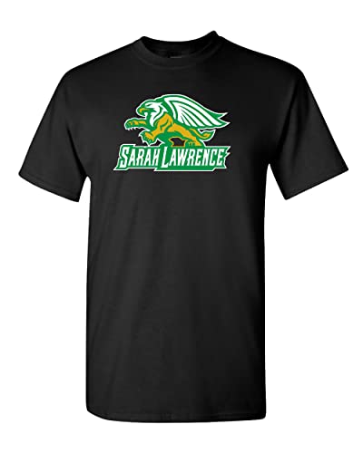 Sarah Lawrence College Mascot Logo T-Shirt - Black