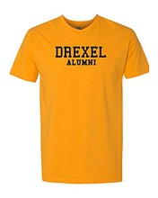 Load image into Gallery viewer, Drexel University Alumni Navy Text T-Shirt - Gold
