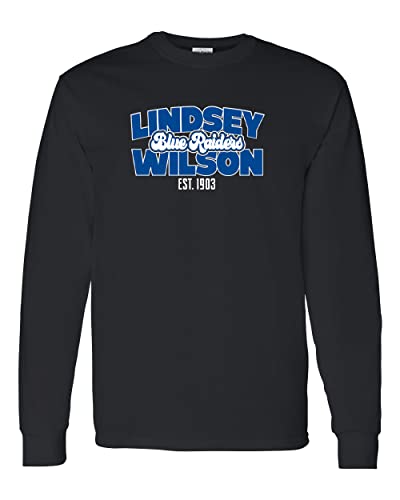 Lindsey Wilson College Est 1903 Long Sleeve T-Shirt - Black
